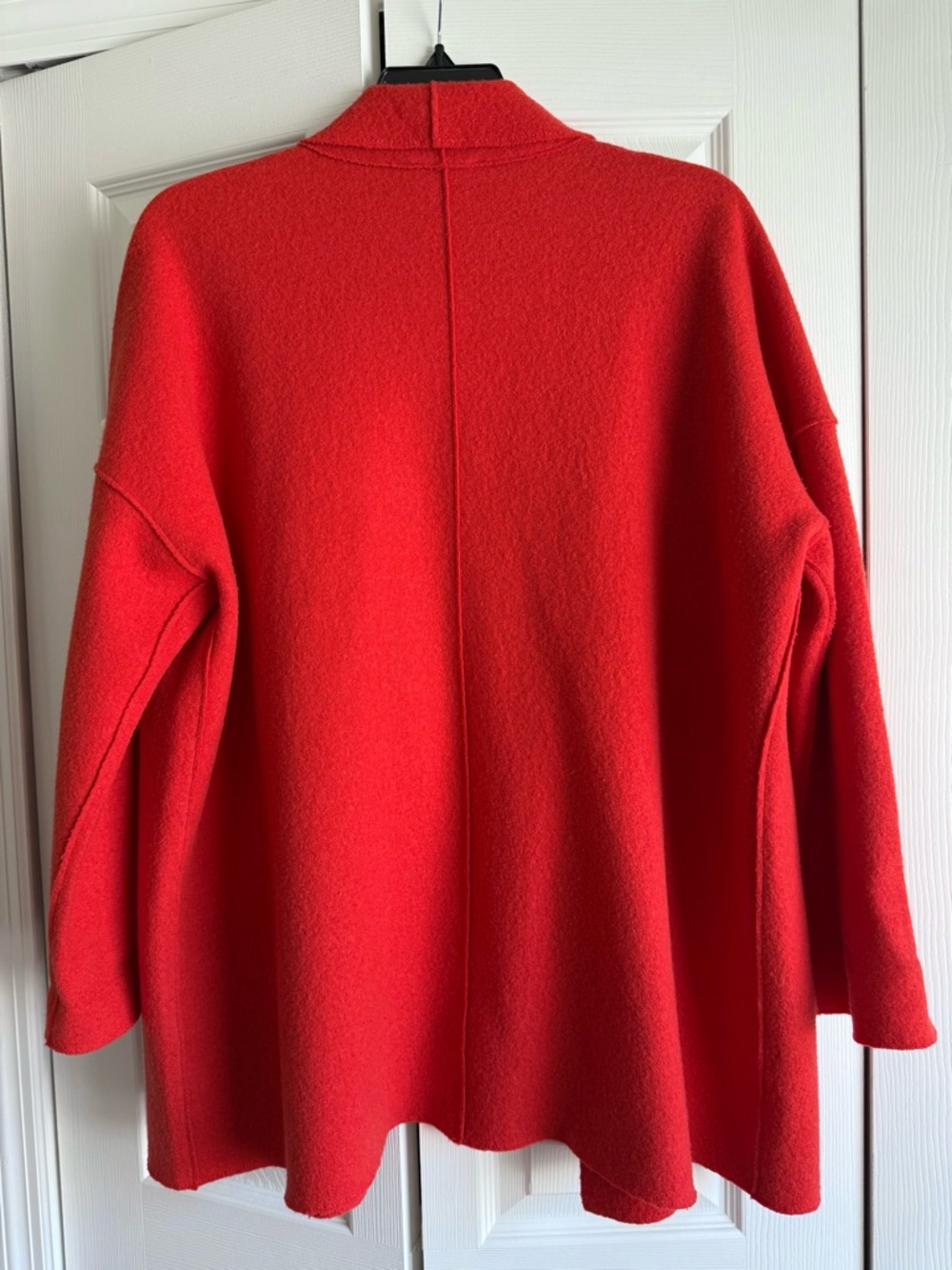 Eileen Fisher Wool Kimono Shawl Collar Jacket - Picture 3 of 10